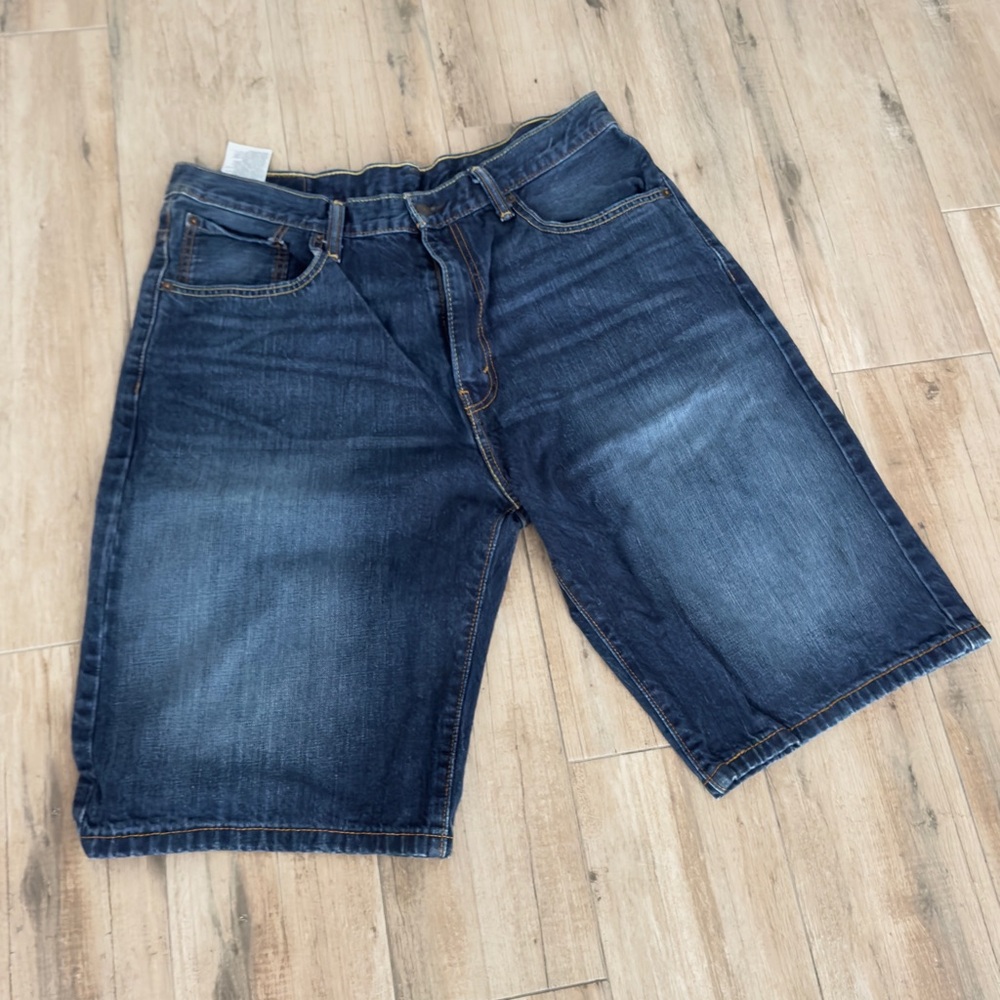 Levi's Dark Blue Jean Shorts for Men